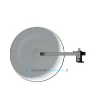 lavabo d'appoggio a libera installazione in solid surface Ø 43.2 cm - choto