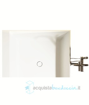 vasca speciale a libera installazione in luxolid 120x120 cm  - essequadro