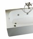 vasca idromassaggio con avviamento digitale in acrilico 150x70 cm - capri vdg