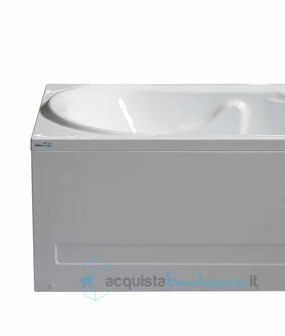vasca con sistema combinato touchscreen whirpool - airpool - cromoterapia - disinfezione in acrilico 160x70 cm - deniza vtdc