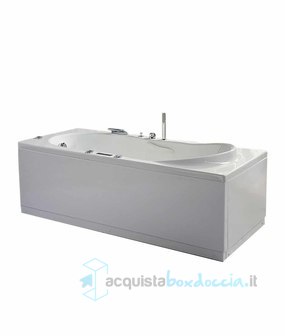 vasca idromassaggio con impianto di disinfezione in acrilico 170x70 cm - sonia vic