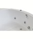 vasca con sistema combinato touchscreen whirpool - airpool - cromoterapia - disinfezione  in acrilico 140x140 cm  - laura vtdc