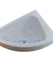 vasca con sistema combinato touchscreen whirpool - airpool - faro a led in acrilico 150x100 cm - sofia vtf