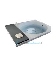 vasca con impianto digitale airpool in acrilico 190x150 cm  - oasi vair