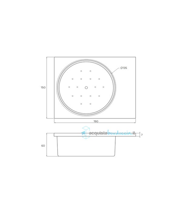 vasca con sistema combinato touchscreen whirpool - airpool - cromoterapia - disinfezione  in acrilico 190x150 cm - oasi vtdc