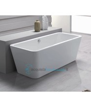 vasca centro stanza con sistema top 180x180 cm aqualife - sumatra
