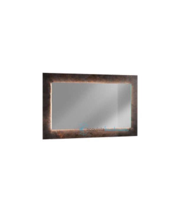 specchio rettangolare con doppia retroilluminazione art. 1070 a serie la progetto x-tra