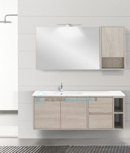 mobile bagno con pensile linea smart 121 cm - global trade - cod. smart121.d.p/00