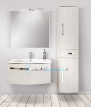 mobile bagno con colonna linea circle 73 cm - global trade - cod. cir73.1c/00