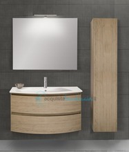 mobile bagno con colonna linea circle 93 cm - global trade - cod. cir93.u/00