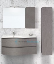 mobile bagno con colonna linea circle 110 cm - global trade - cod. cir110.2c.p/00
