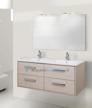 mobile bagno linea clever 121 cm - global trade - cod. clever121.duo//00