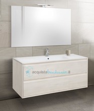 mobile bagno linea clever 121 cm - global trade - cod. clever121.cer.m/00