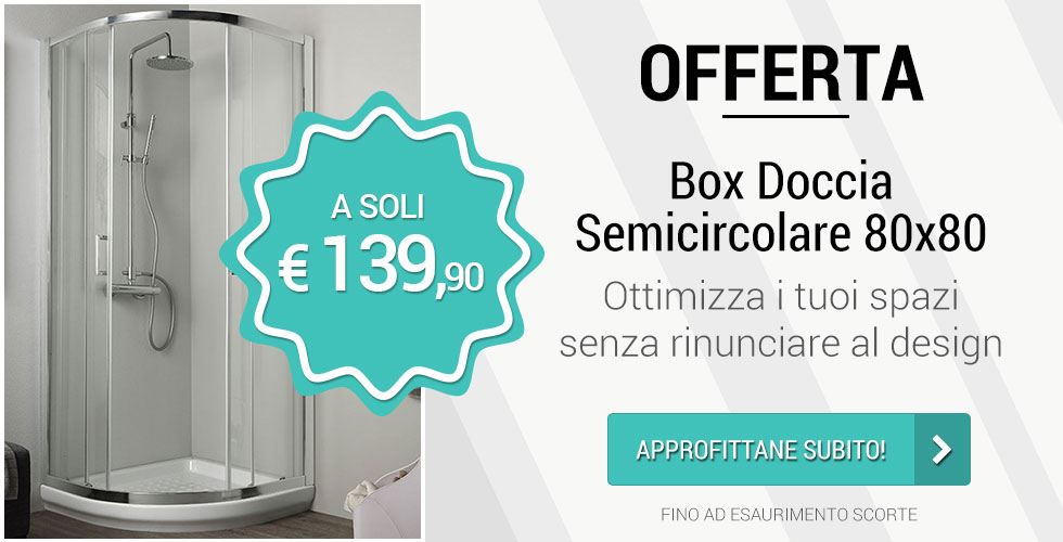 Offerta box doccia semicircolare 80x80 home desktop