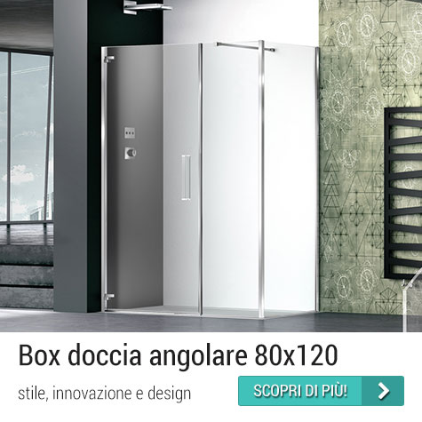 Box doccia angolare 80x120 - mobile