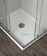 box doccia angolare porta scorrevole 105x110 cm trasparente