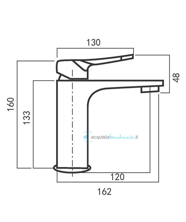 miscelatore lavabo cromato con piletta click clack 1" 1/4 e flessibili serie lm