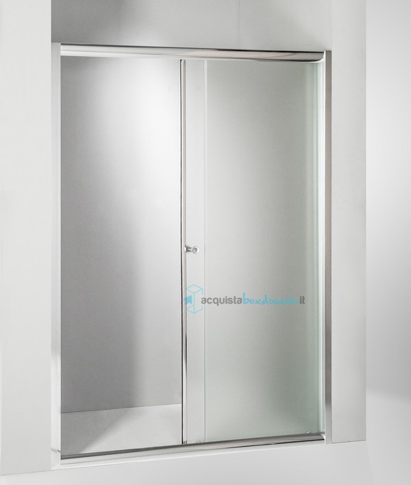 porta doccia scorrevole 90 cm opaco serie s