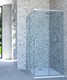 box doccia angolare porta scorrevole 62x105 cm trasparente