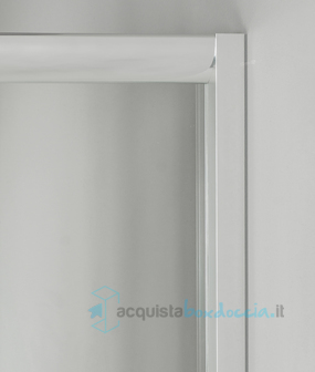box doccia angolare porta scorrevole 65x100 cm opaco altezza 180 cm