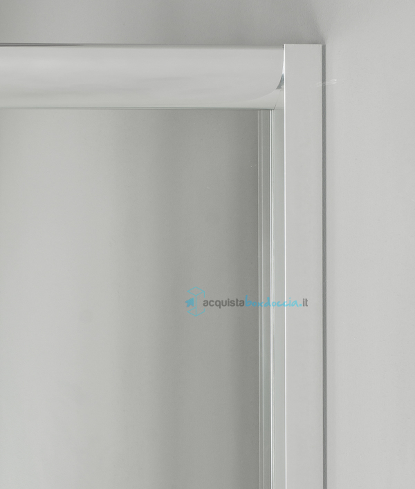 box doccia angolare porta scorrevole 80x75 cm opaco altezza 180 cm