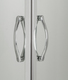 box doccia angolare porta scorrevole 100x65 cm opaco altezza 180 cm