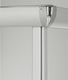 box doccia angolare porta scorrevole 80x65 cm opaco altezza 180 cm
