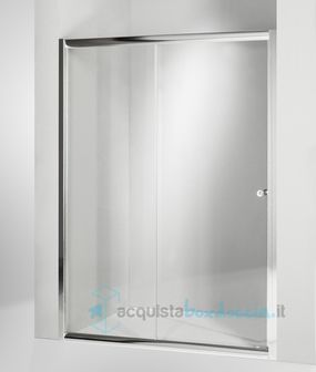 porta doccia scorrevole 90 cm trasparente