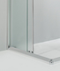 box doccia angolare porta scorrevole 60x103 cm opaco