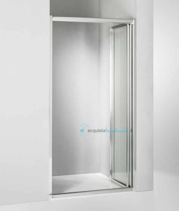 porta doccia soffietto 105 cm trasparente