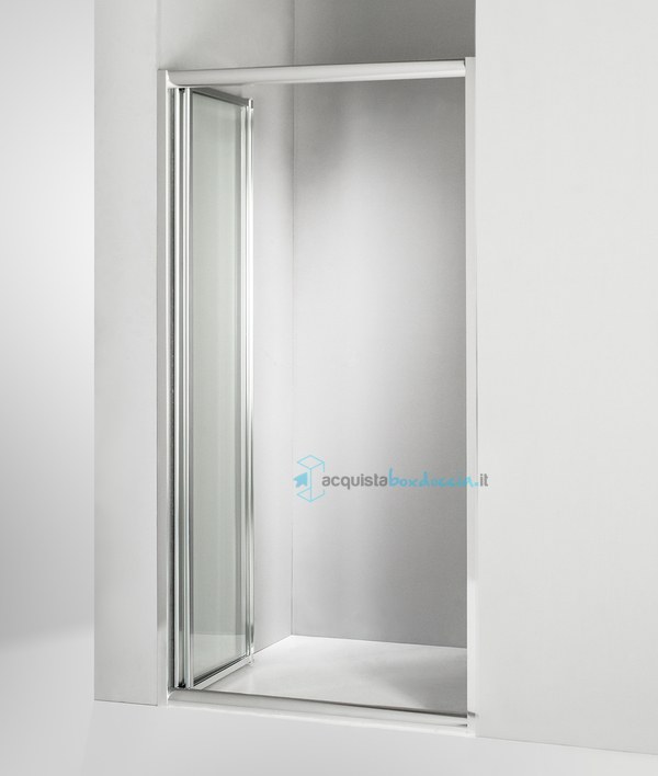 porta doccia soffietto 80 cm trasparente