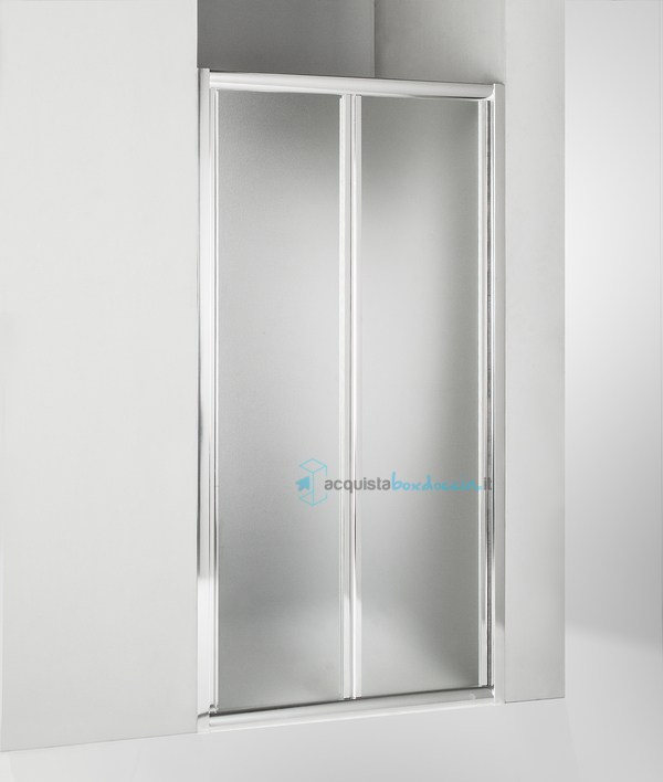 porta doccia soffietto 90 cm opaco